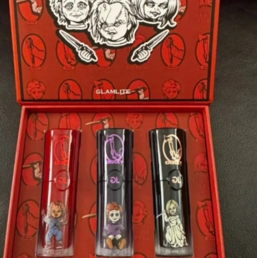 Chucky Family Lip Oil Set X Glamlite